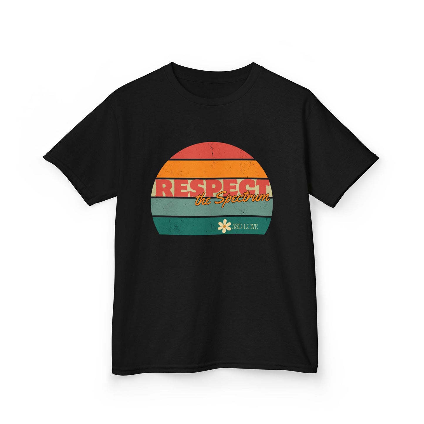 Respect the Spectrum - Rainbow Autism Awarness Kids Tee