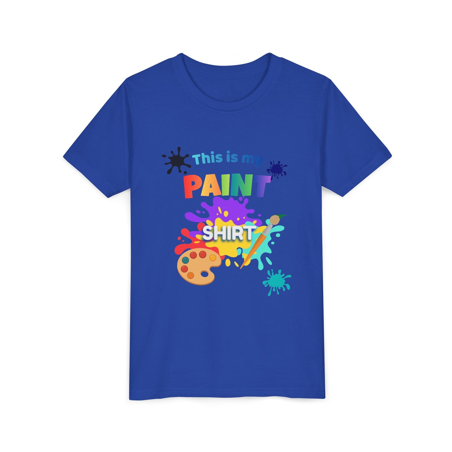 This Is My Paint Shirt Youth Tee SP | Kids Art Palette T-Shirt