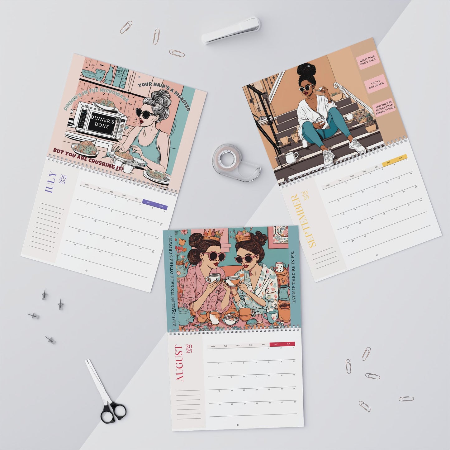 Real Life, Real Messy: A 2025 Calendar for the Perfectly Imperfect!