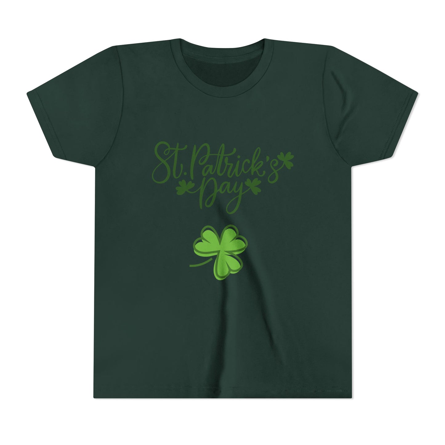 St. Patrick's Day Shamrock Youth Tee | Kids Irish Holiday Shirt