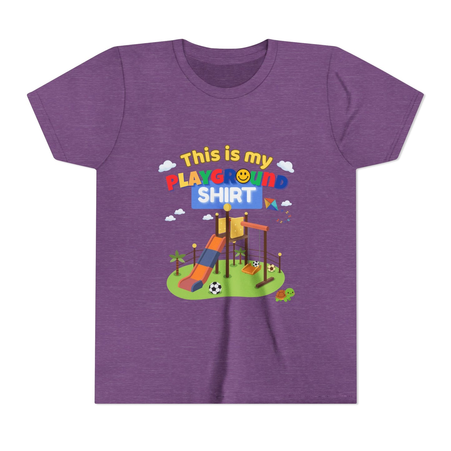This Is My Playground Shirt Youth Tee | Playground Slide Graphic Shirt