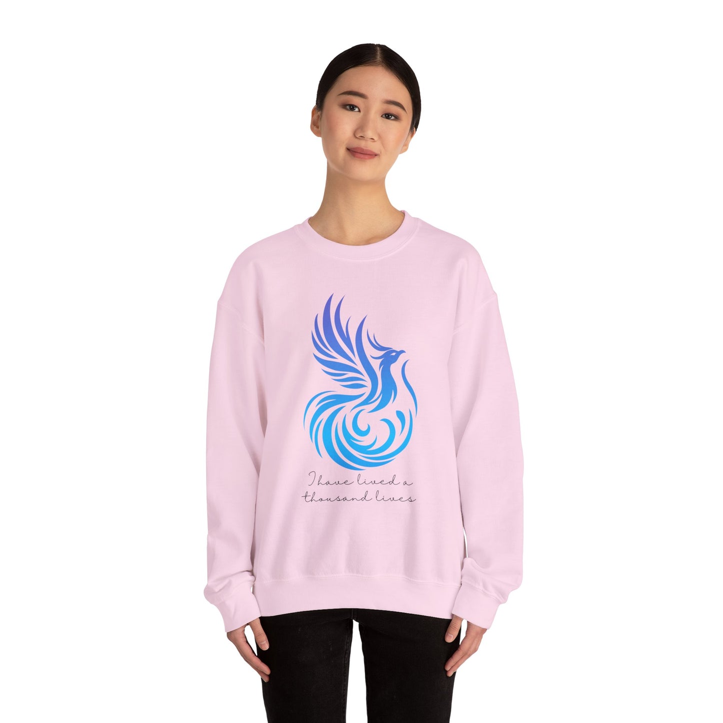 Phoenix Rising Sweatshirt - I Have Lived a Thousand Lives | Inspirational Unisex Sweatshirt