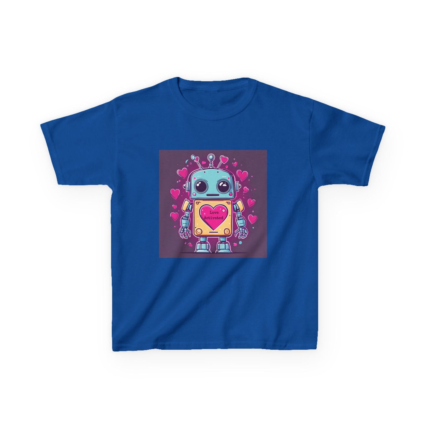 Love Activated - Robot Valentine's Kids' Tee