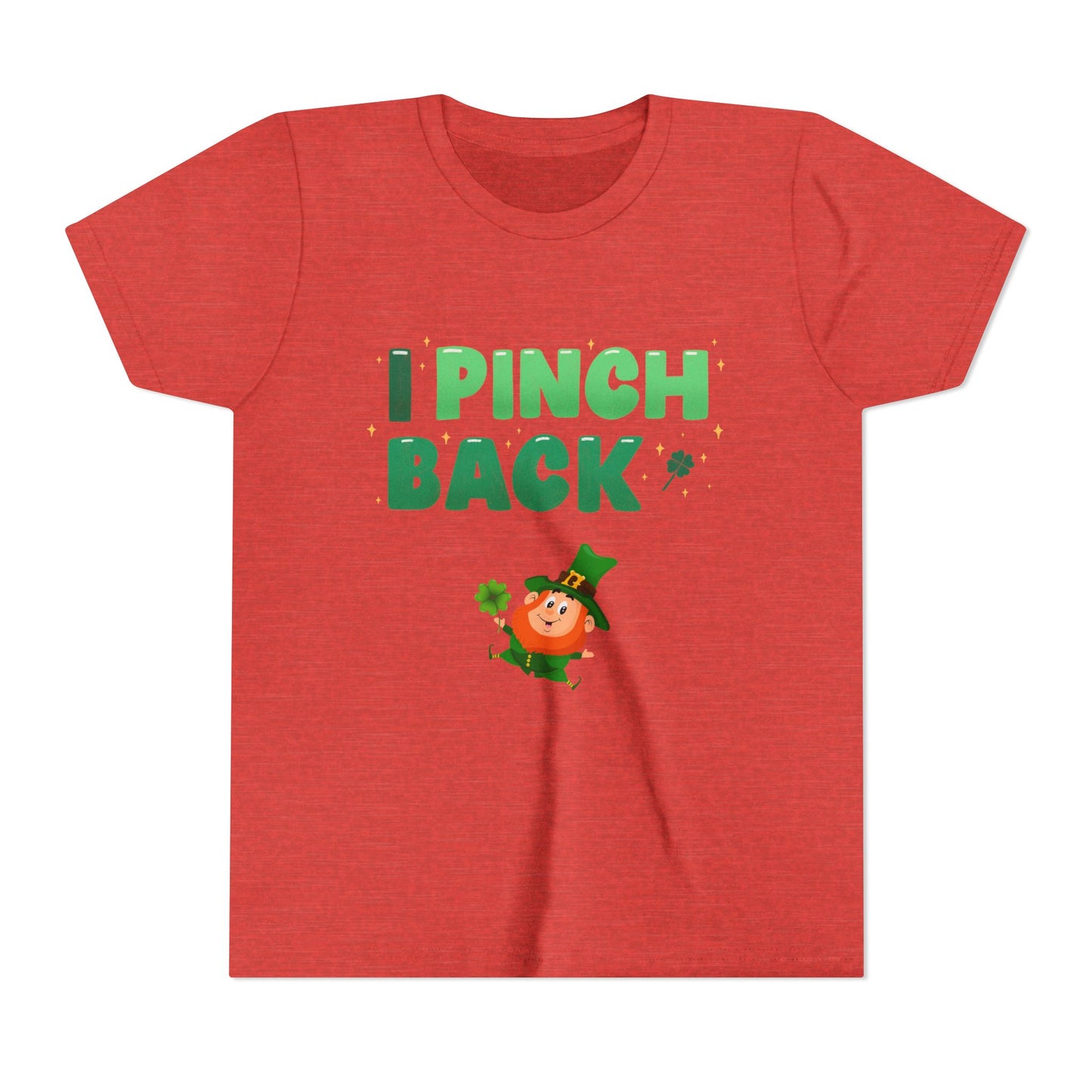 I Pinch Back Leprechaun Kids T-Shirt | St. Patrick's Day Shamrock Tee