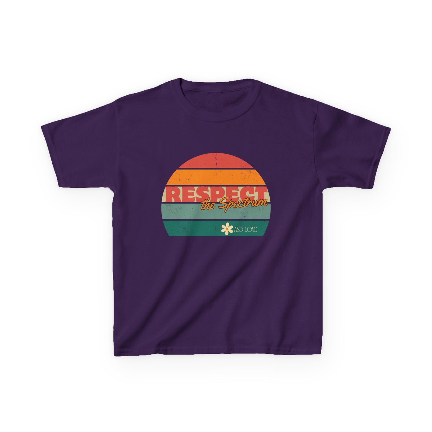 Respect the Spectrum - Rainbow Autism Awarness Kids Tee