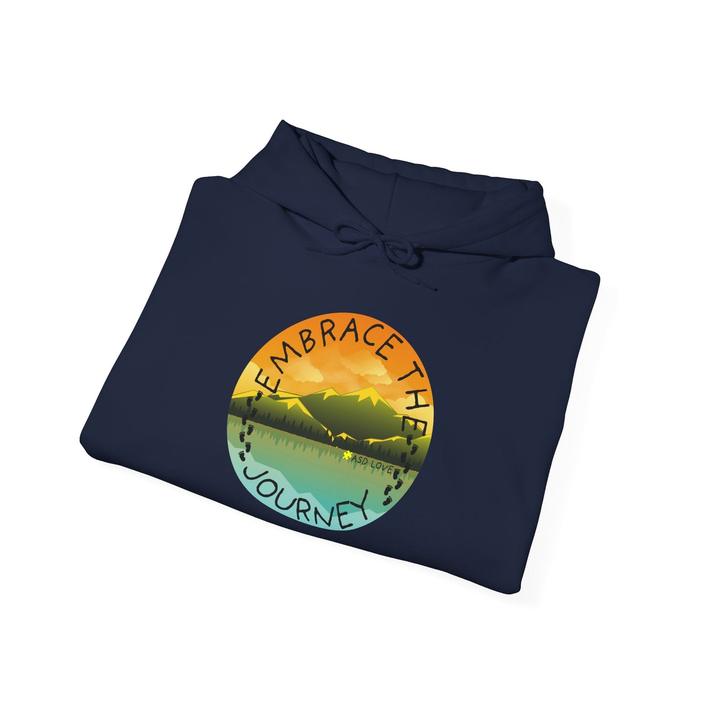 Embrace the Journey | Hoodie | Autism Awareness | Diversity and Inclusivity