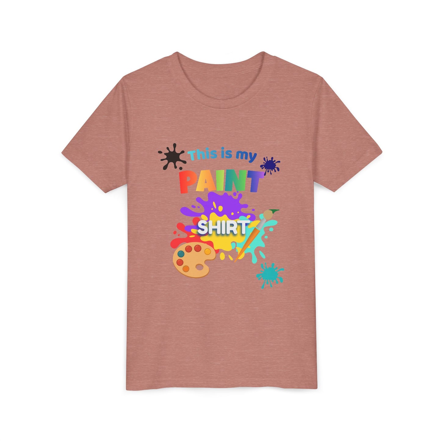 This Is My Paint Shirt Youth Tee SP | Kids Art Palette T-Shirt