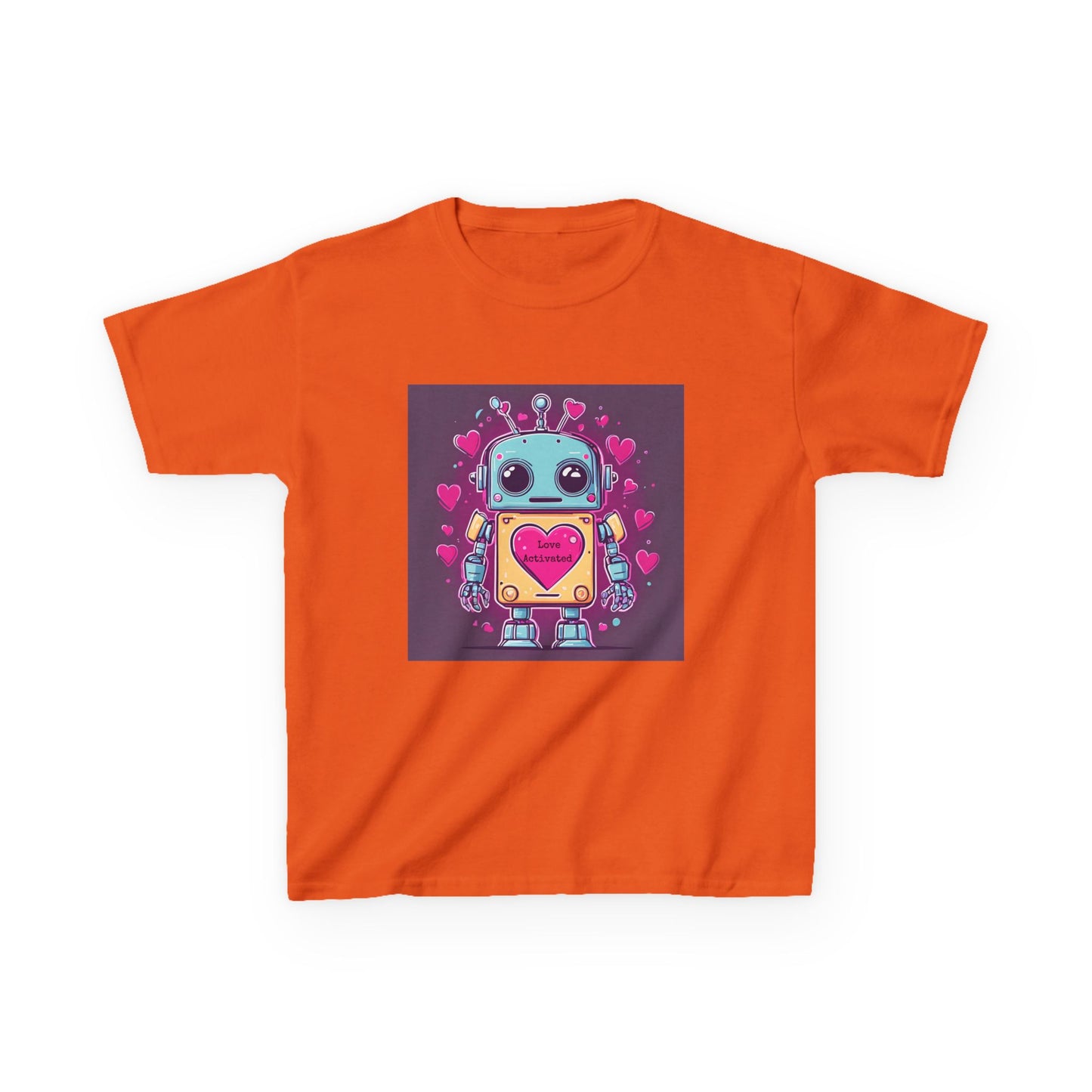 Love Activated - Robot Valentine's Kids' Tee