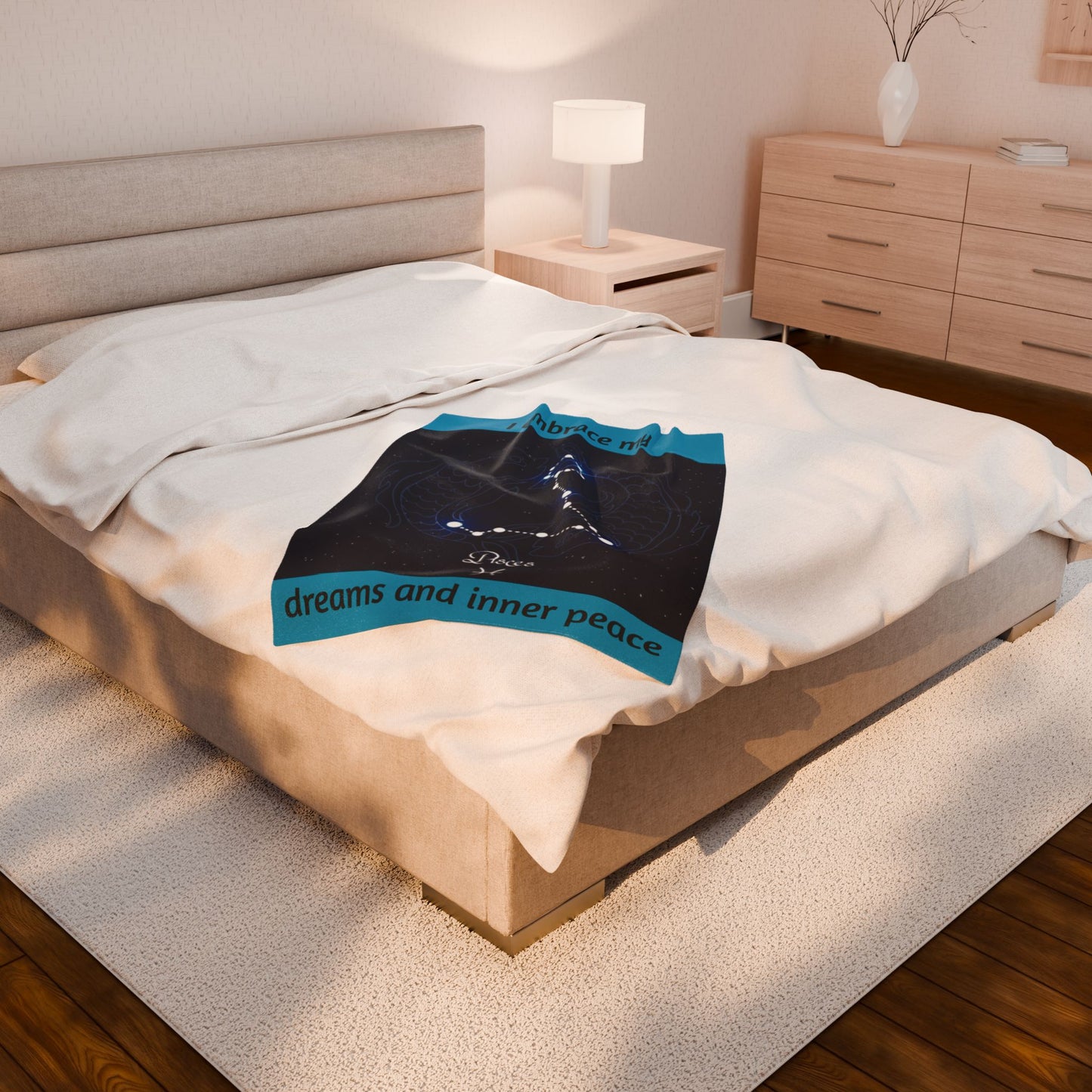 Pisces Constellation Blanket - "I Embrace My Dreams and Inner Peace"