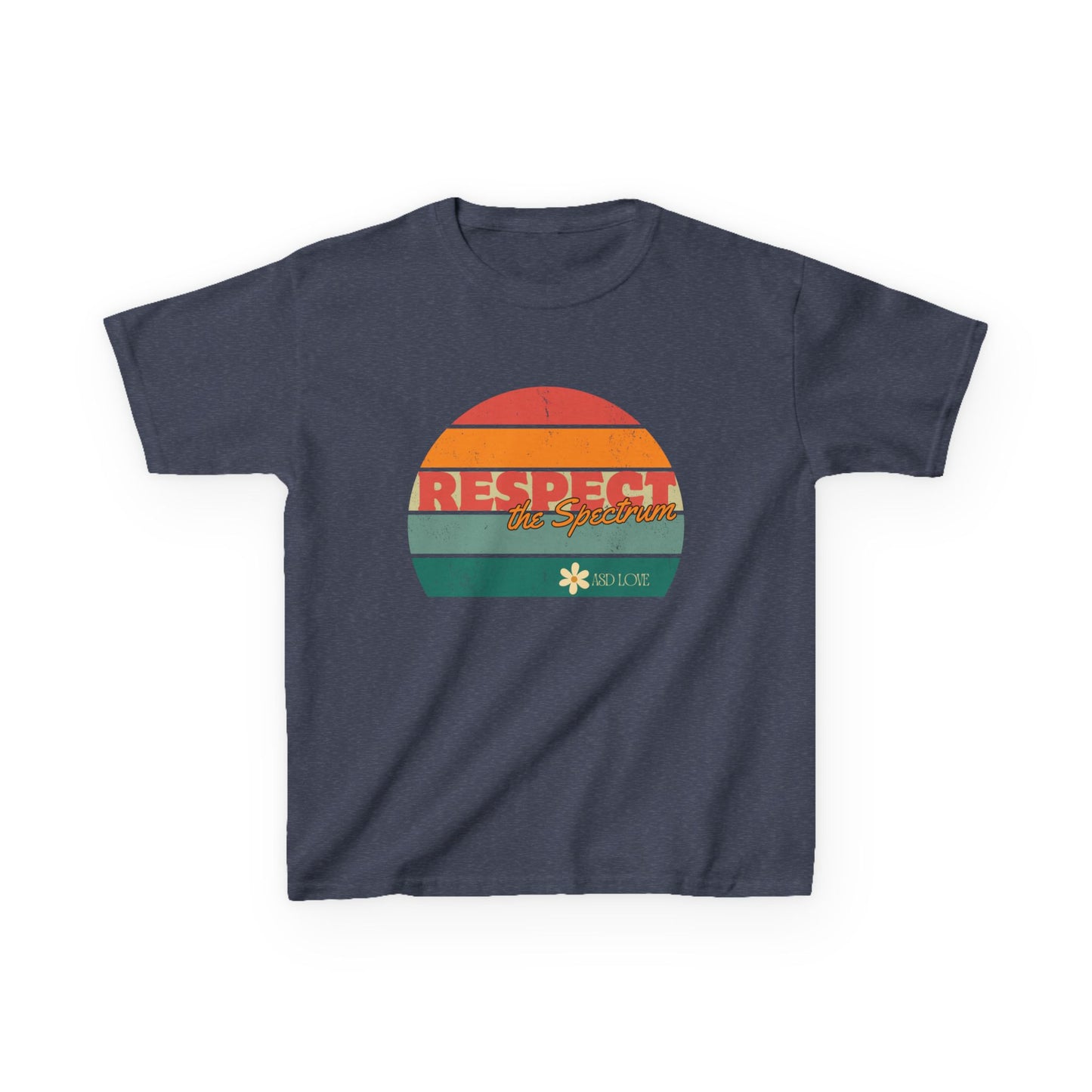 Respect the Spectrum - Rainbow Autism Awarness Kids Tee