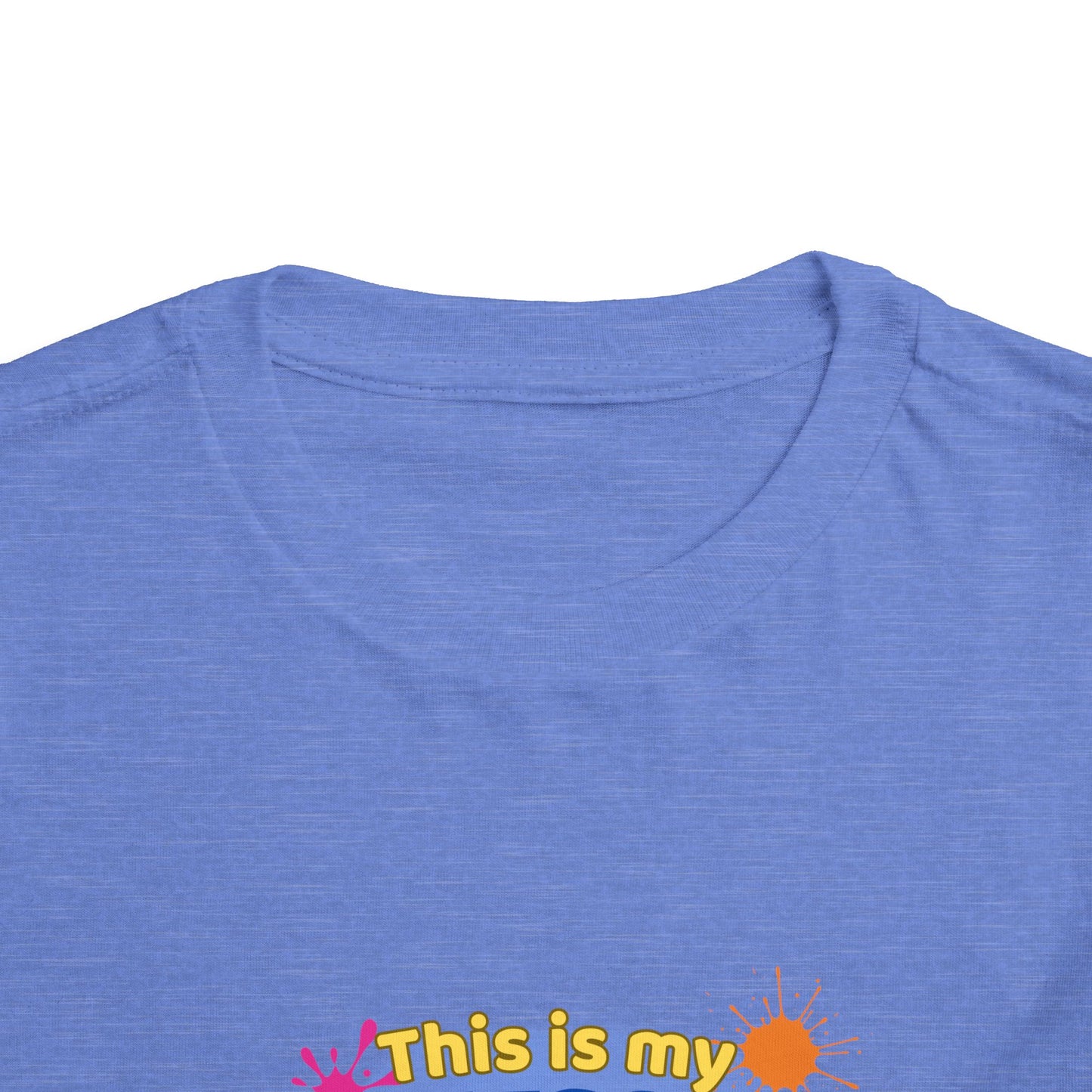 Messy Play Paint Splatter Toddler Tee | "This is my messy play shirt"