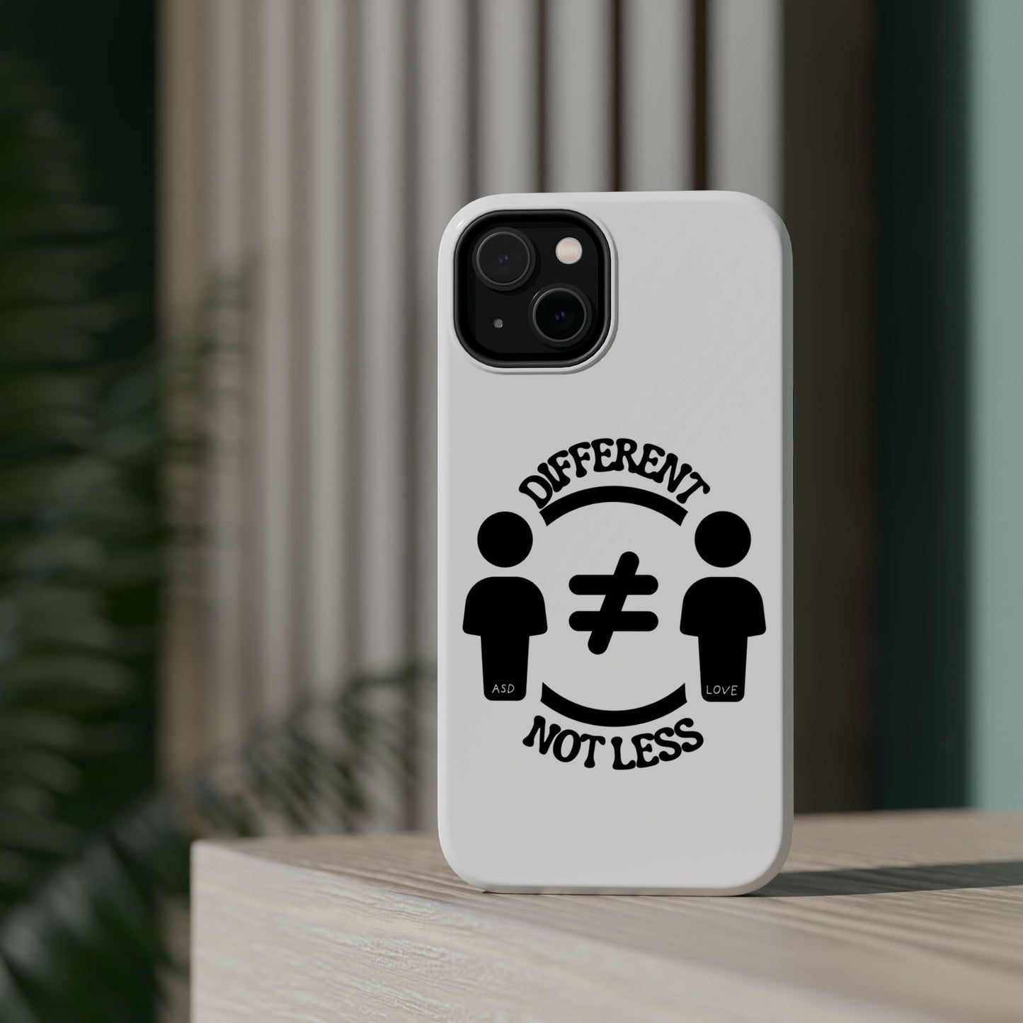 Silhouette Harmony: Different, Not Less - ASD Awareness Phone Case