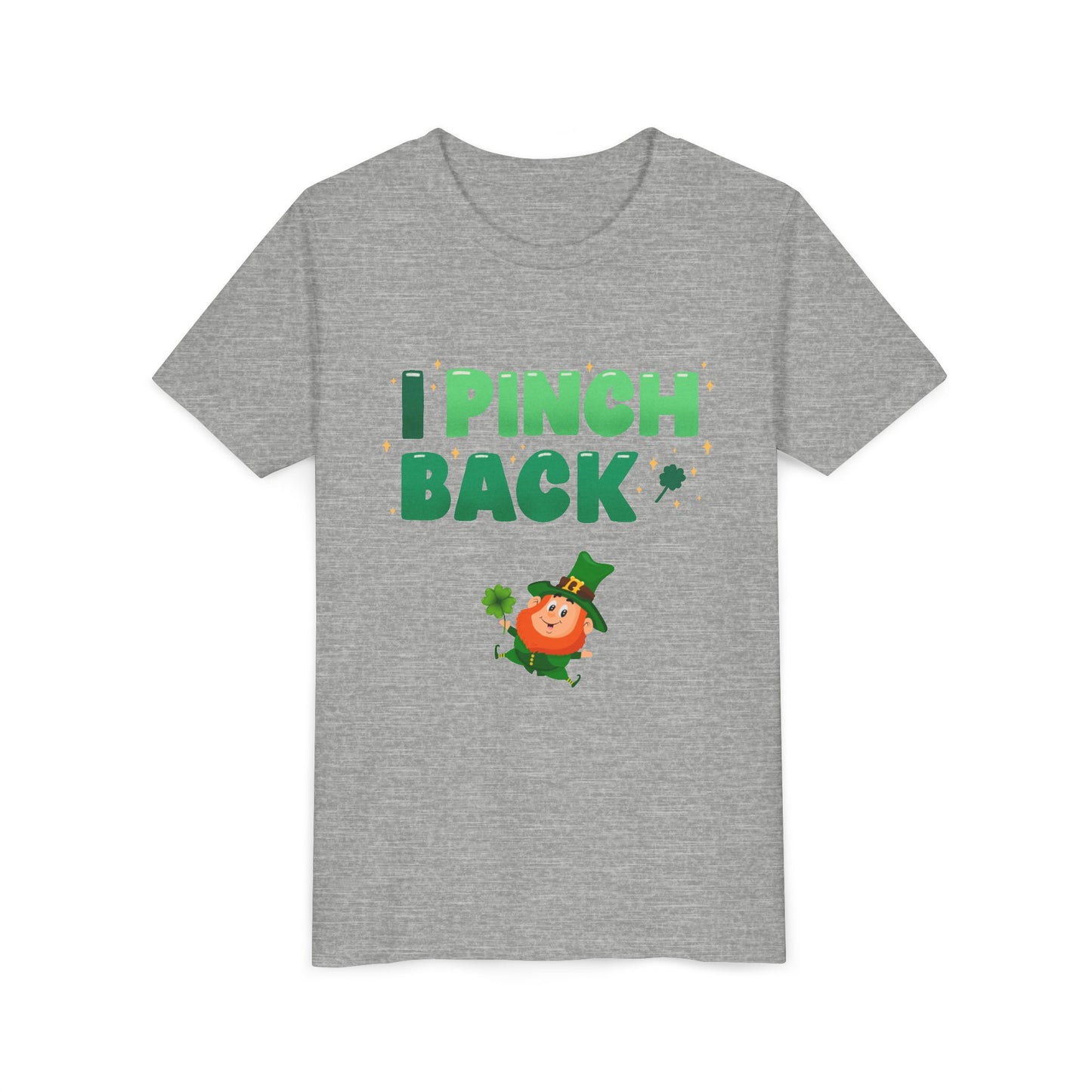 I Pinch Back Leprechaun Kids T-Shirt | St. Patrick's Day Shamrock Tee
