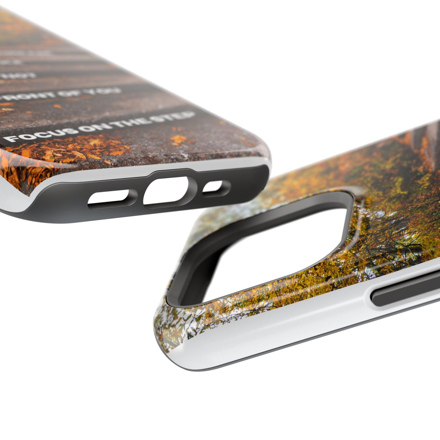 Autumn Steps: Focus on the Journey - Positive Reminder Phone Case
