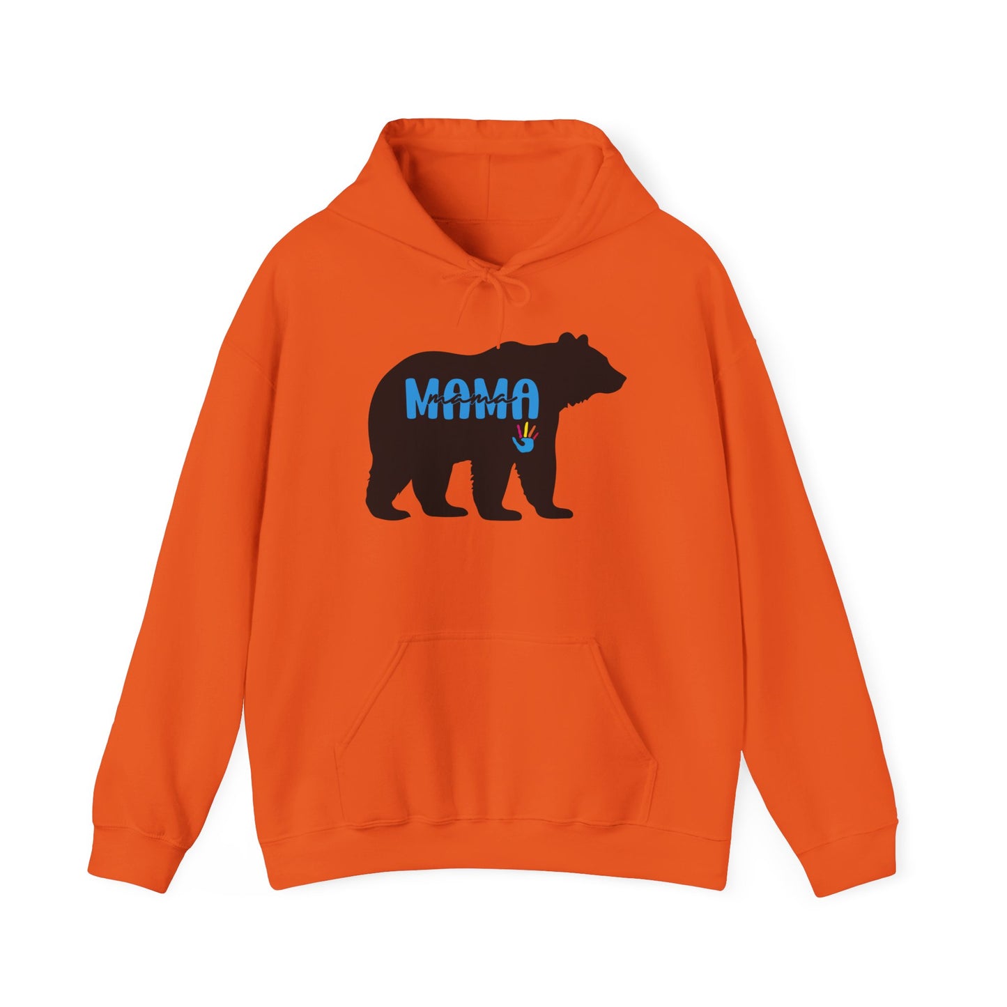 Mama Bear Hooded Sweatshirt | Autism Mama - Proud Support Sweatshirt