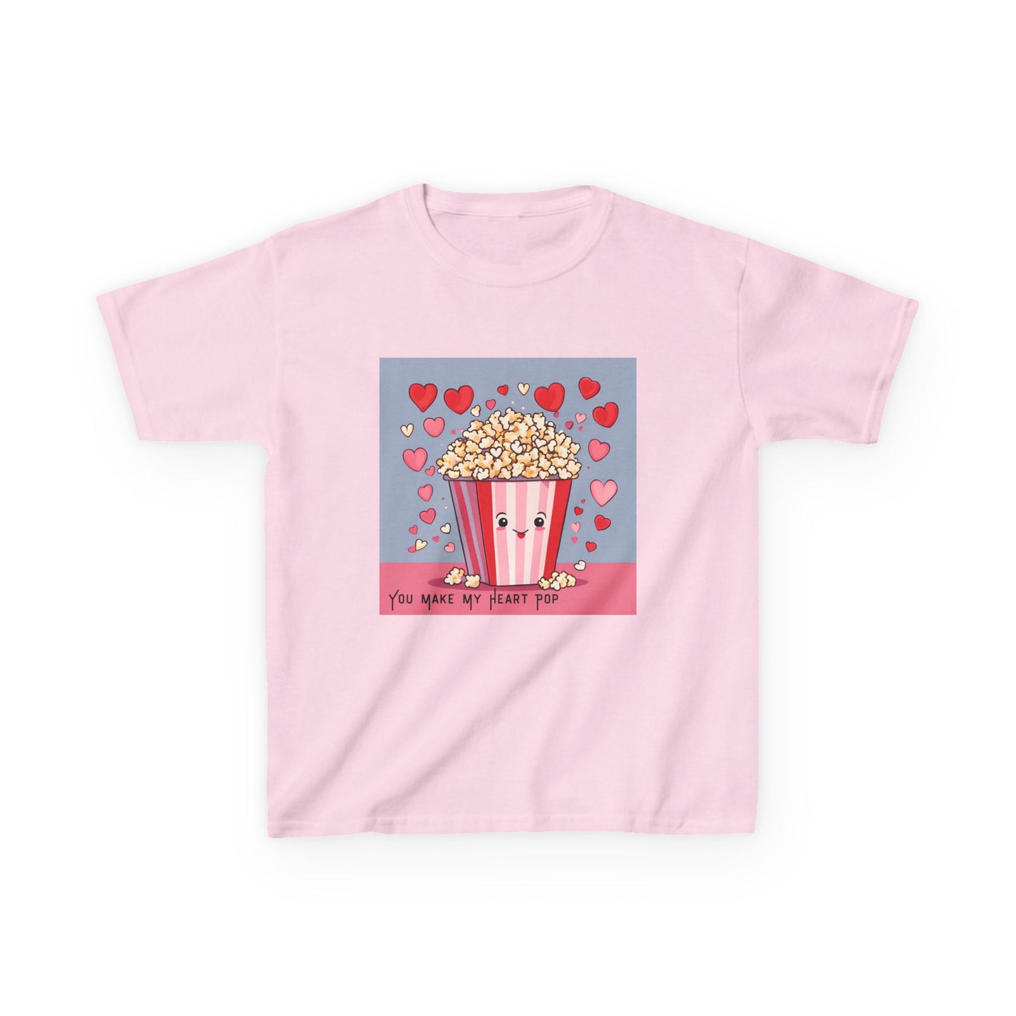 You Make My Heart Pop - Popcorn Valentine's Kids Tee