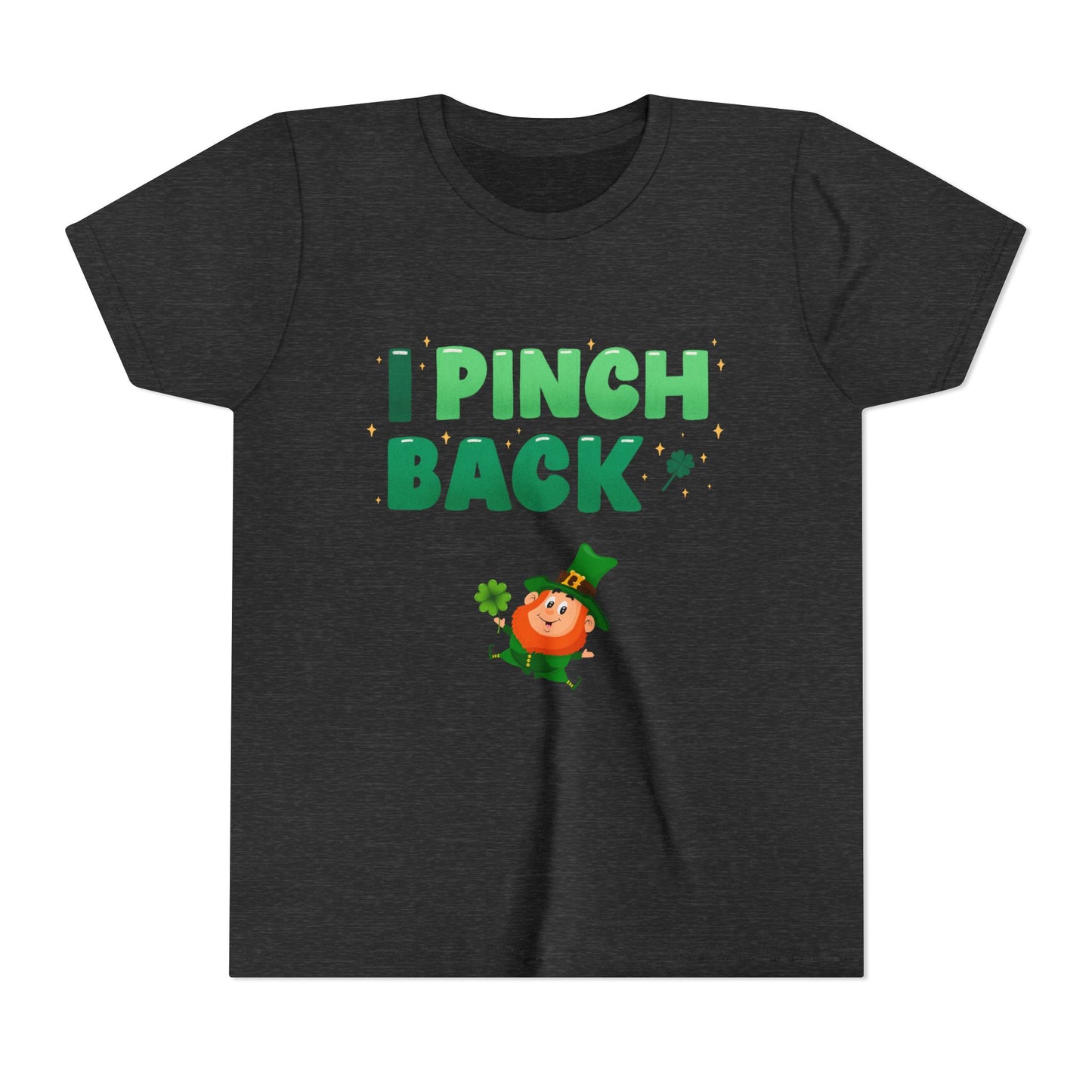 I Pinch Back Leprechaun Kids T-Shirt | St. Patrick's Day Shamrock Tee