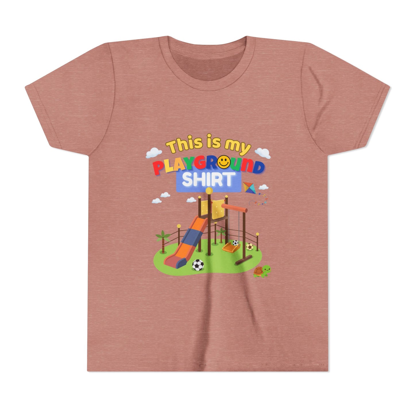 This Is My Playground Shirt Youth Tee | Playground Slide Graphic Shirt