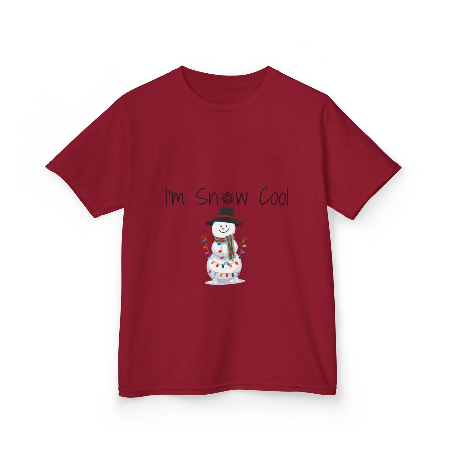 I'm Snow Cool Kids Tee - Fun Holiday Snowman Shirt for Boys and Girls