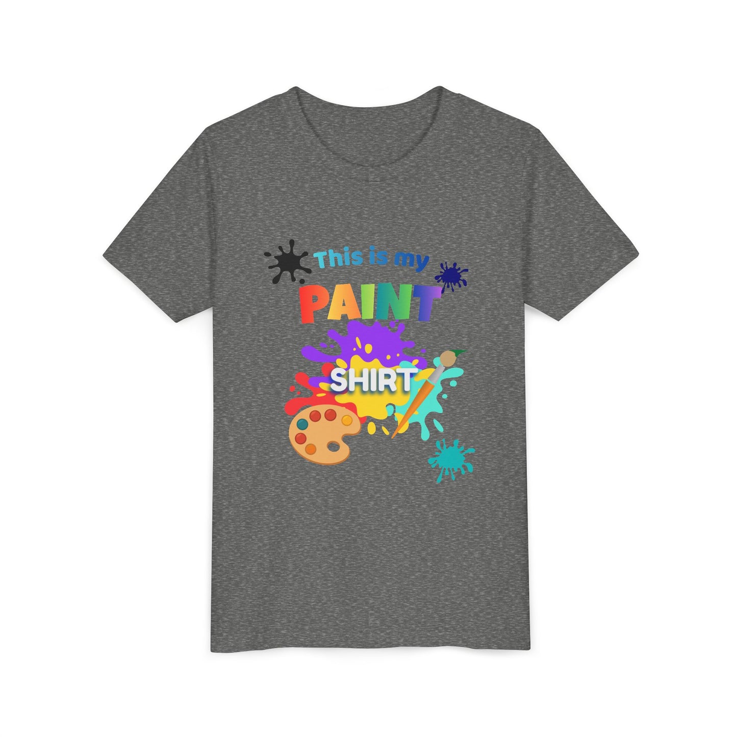 This Is My Paint Shirt Youth Tee SP | Kids Art Palette T-Shirt