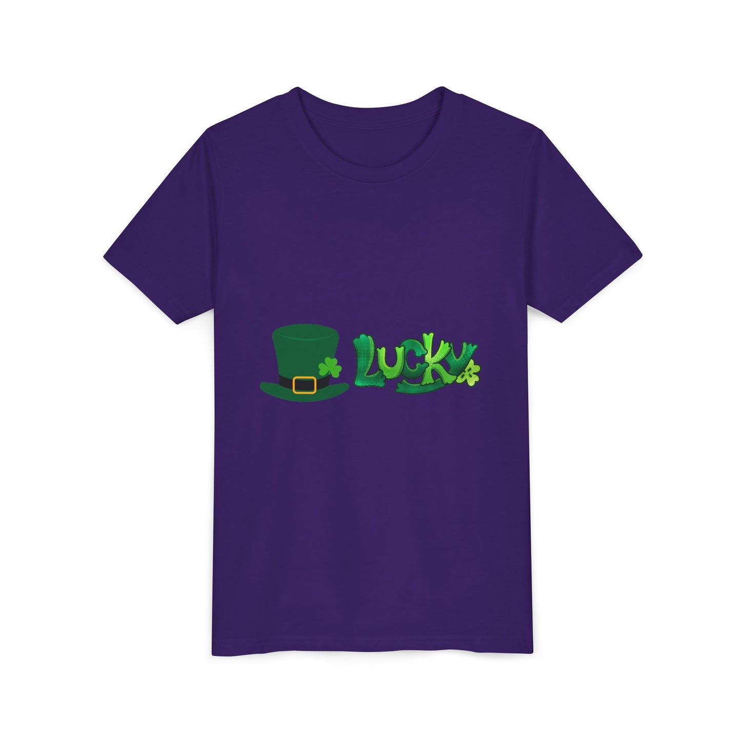 Lucky St. Patricks Day Shamrock Tee | Youth T-Shirt