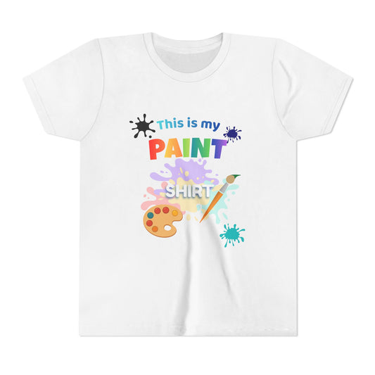 This Is My Paint Shirt Youth Tee SP | Kids Art Palette T-Shirt