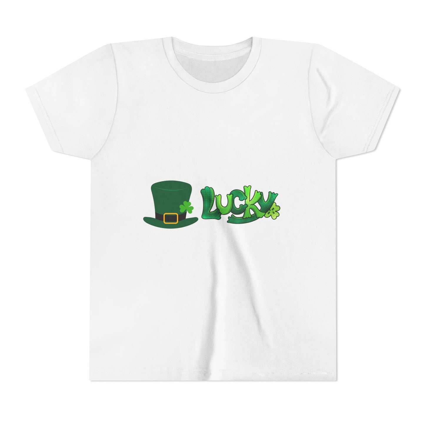 Lucky St. Patricks Day Shamrock Tee | Youth T-Shirt