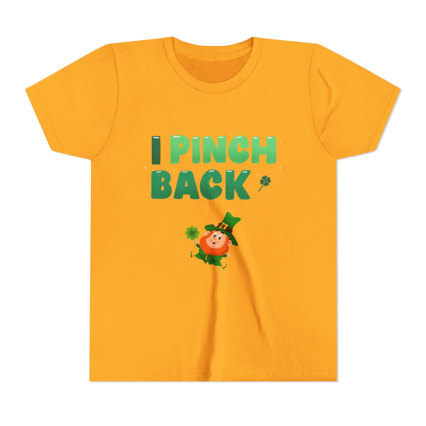 I Pinch Back Leprechaun Kids T-Shirt | St. Patrick's Day Shamrock Tee