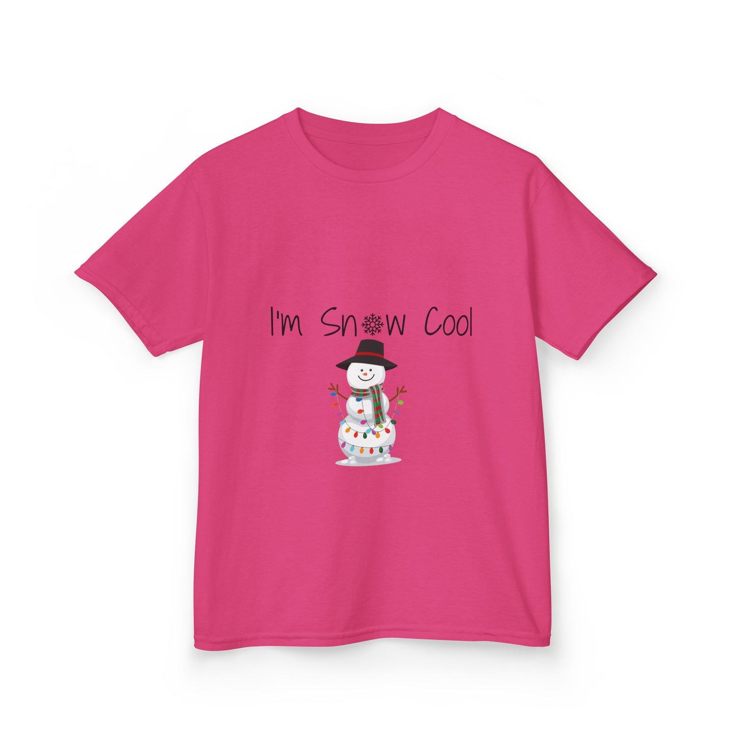 I'm Snow Cool Kids Tee - Fun Holiday Snowman Shirt for Boys and Girls