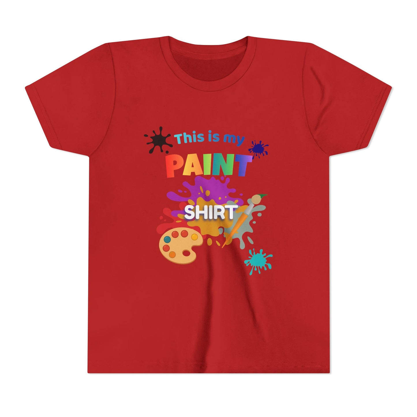 This Is My Paint Shirt Youth Tee SP | Kids Art Palette T-Shirt