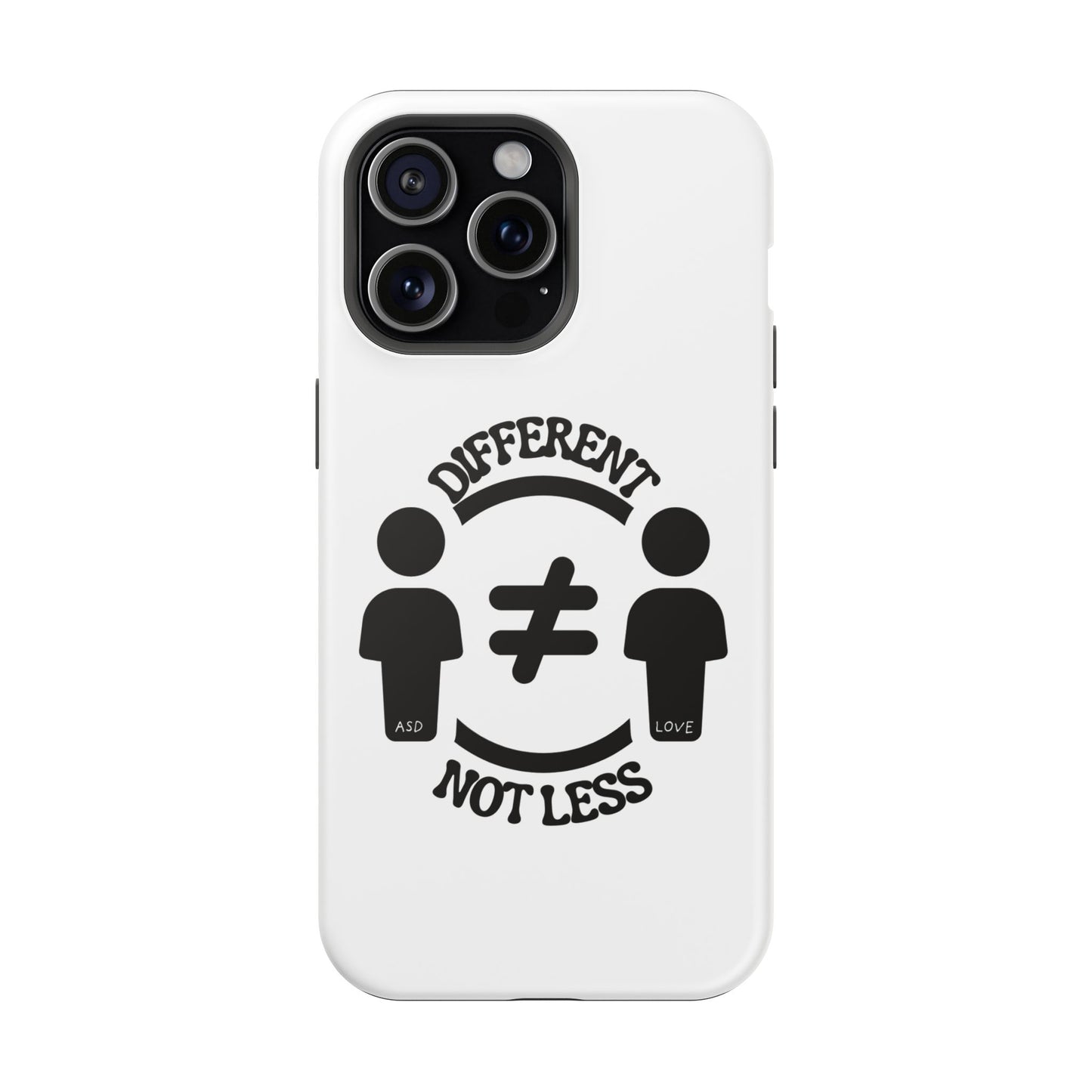 Silhouette Harmony: Different, Not Less - ASD Awareness Phone Case