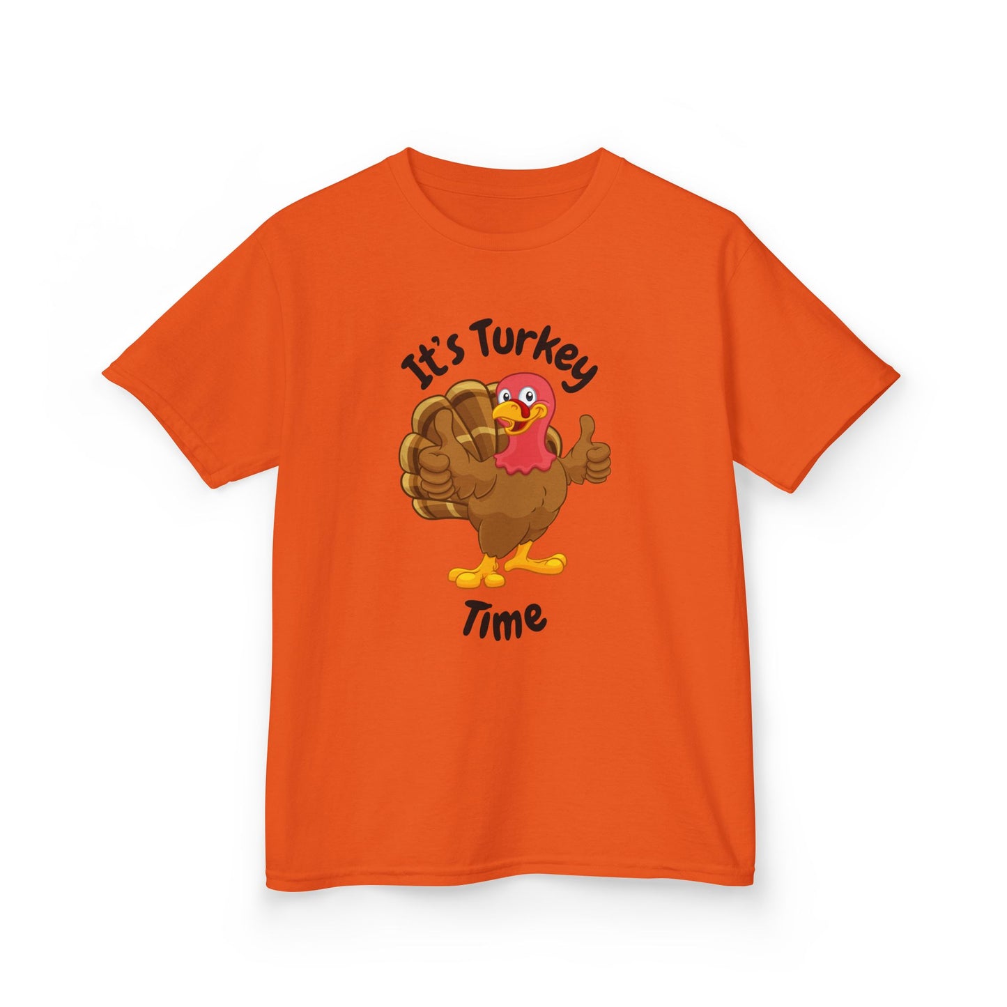 It's Turkey Time Kid Tee - Fun Thanksgiving Shirt for Boys and Girls