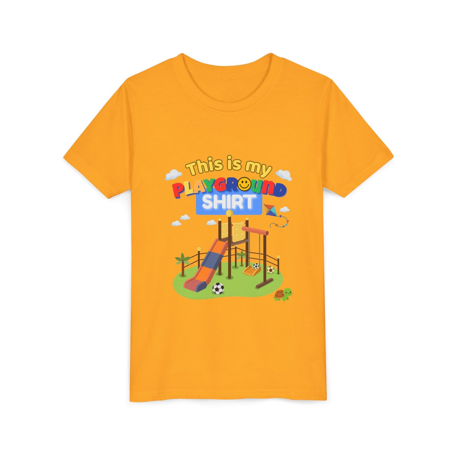 This Is My Playground Shirt Youth Tee | Playground Slide Graphic Shirt