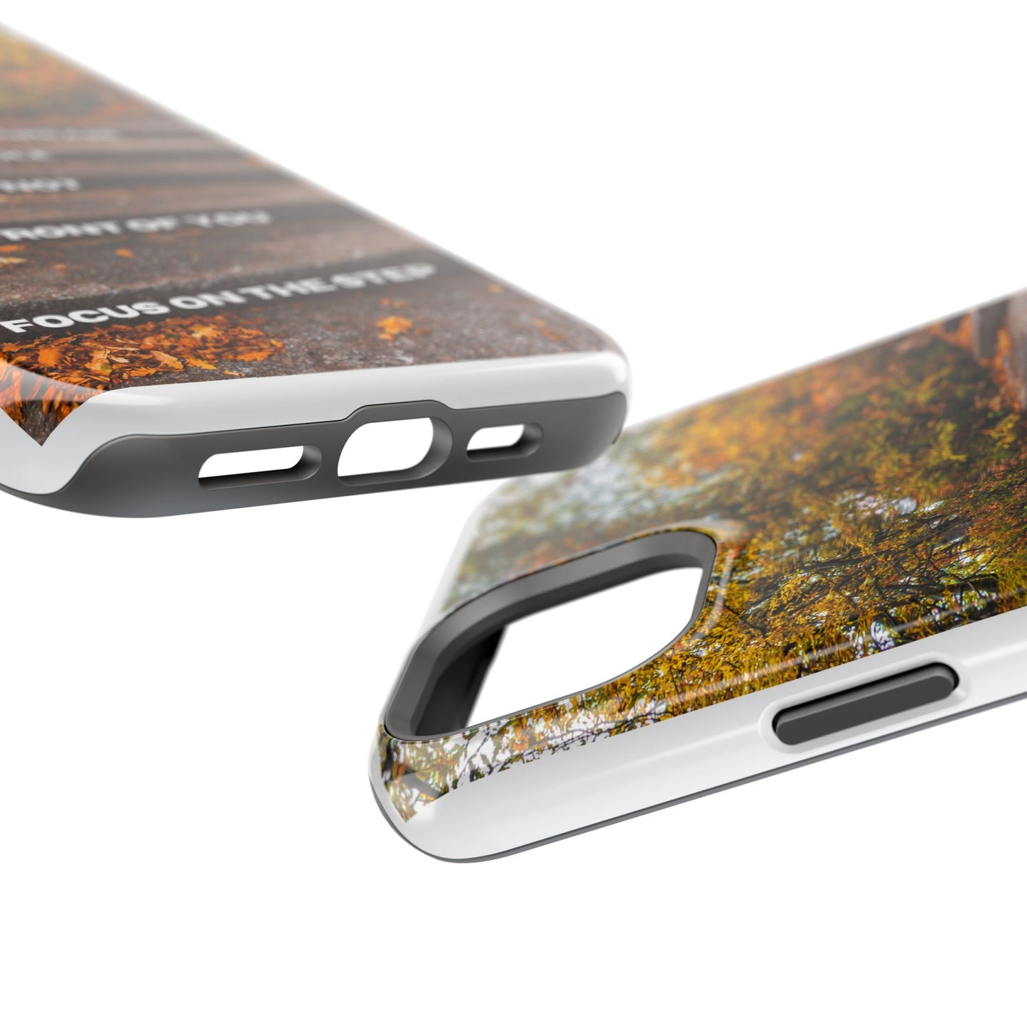 Autumn Steps: Focus on the Journey - Positive Reminder Phone Case