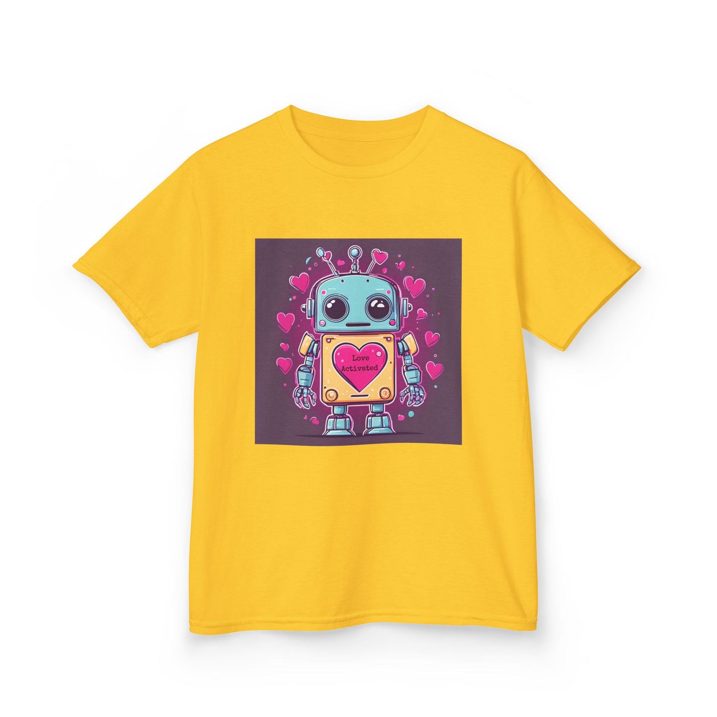 Love Activated - Robot Valentine's Kids' Tee