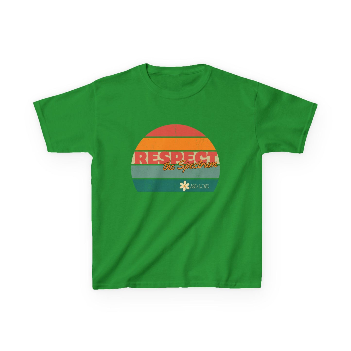 Respect the Spectrum - Rainbow Autism Awarness Kids Tee