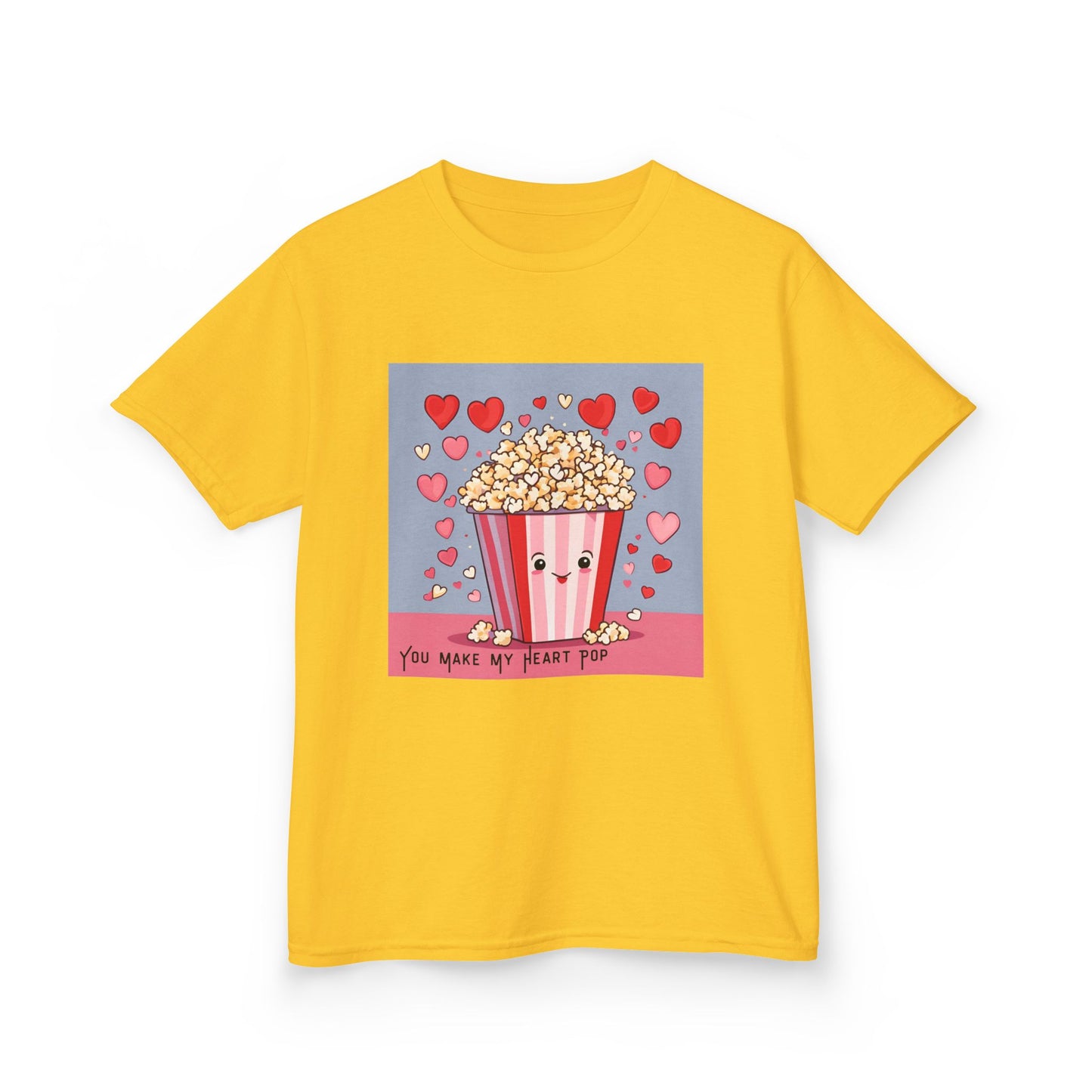 You Make My Heart Pop - Popcorn Valentine's Kids Tee