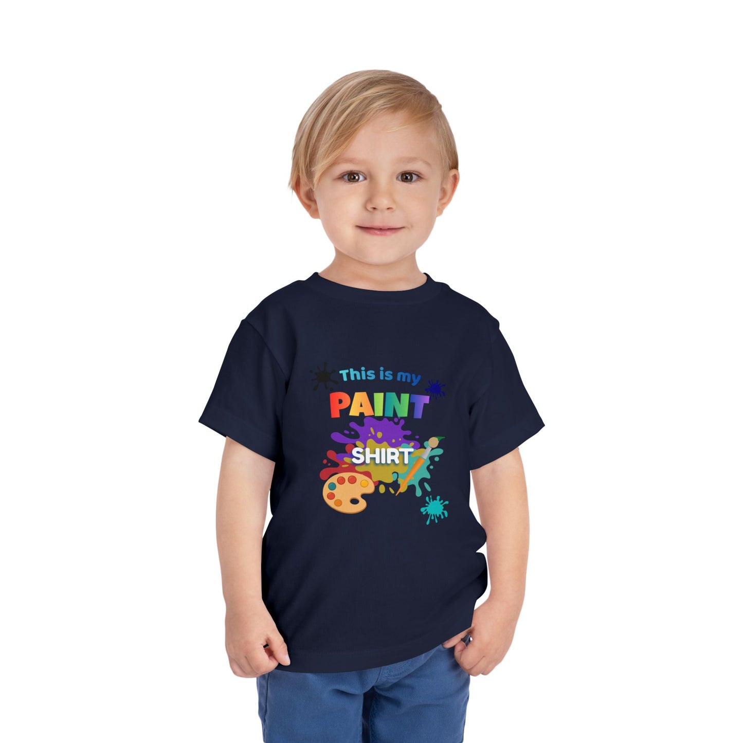 This Is My Paint Shirt Toddler Tee | Kids Painting Art Splash Shirt