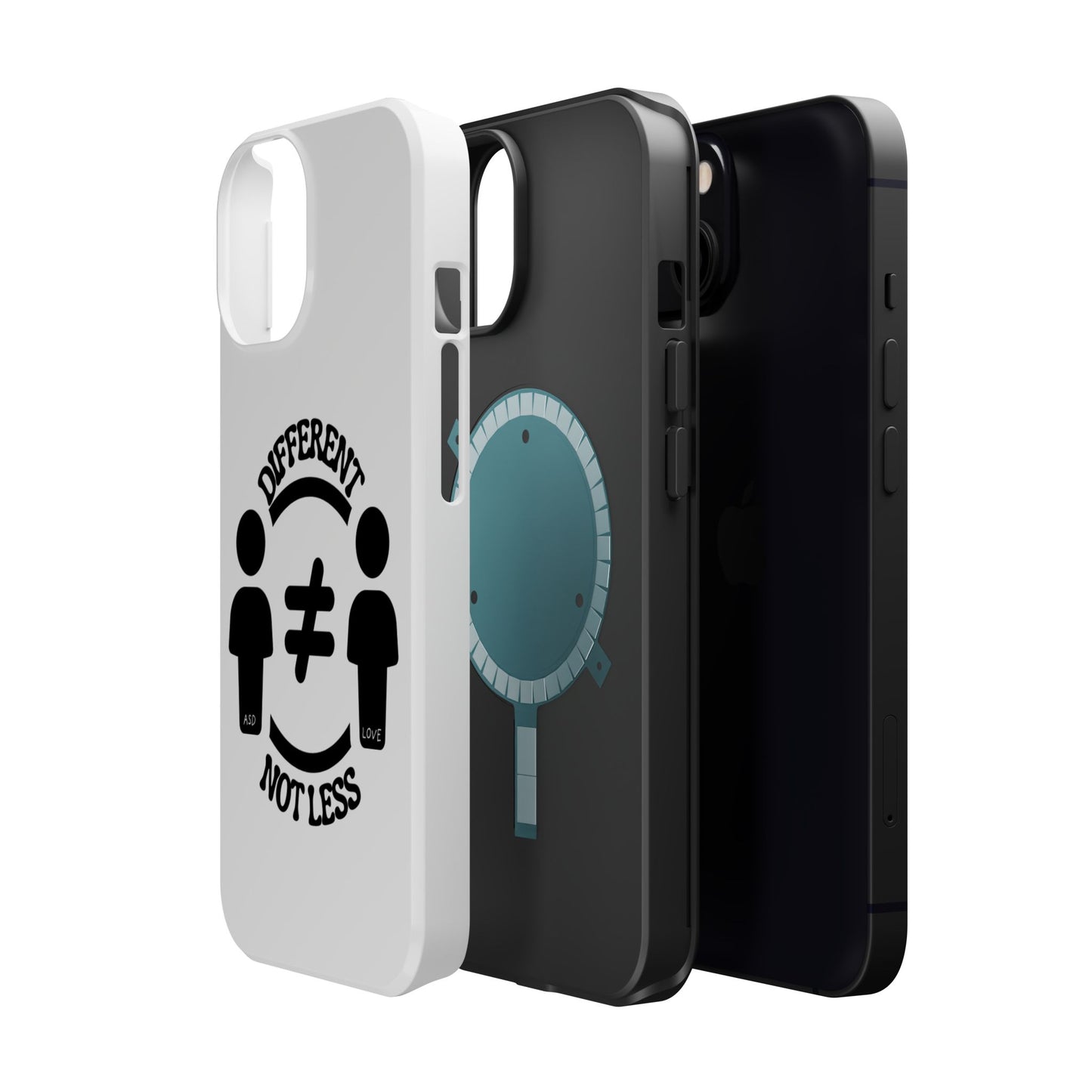 Silhouette Harmony: Different, Not Less - ASD Awareness Phone Case