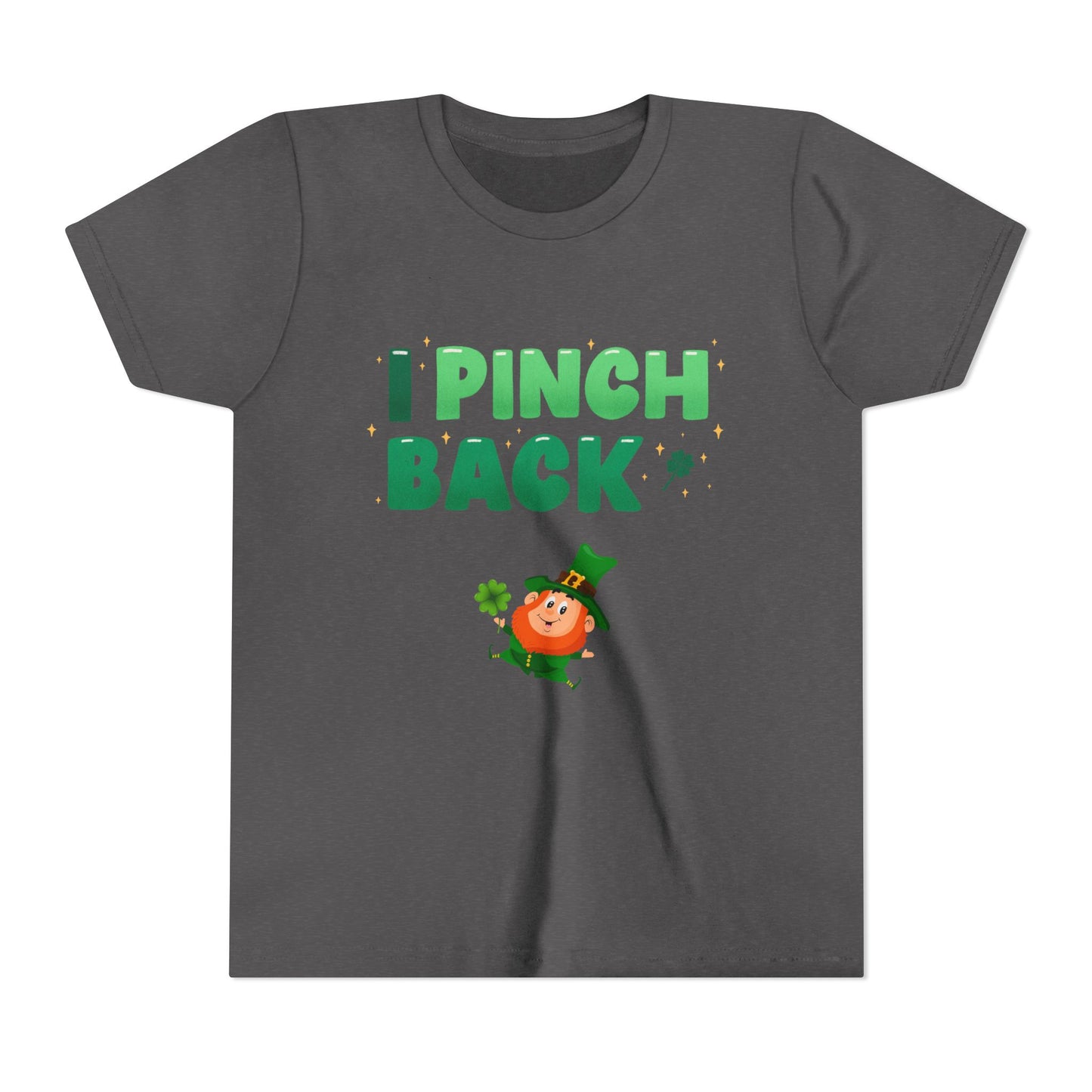I Pinch Back Leprechaun Kids T-Shirt | St. Patrick's Day Shamrock Tee