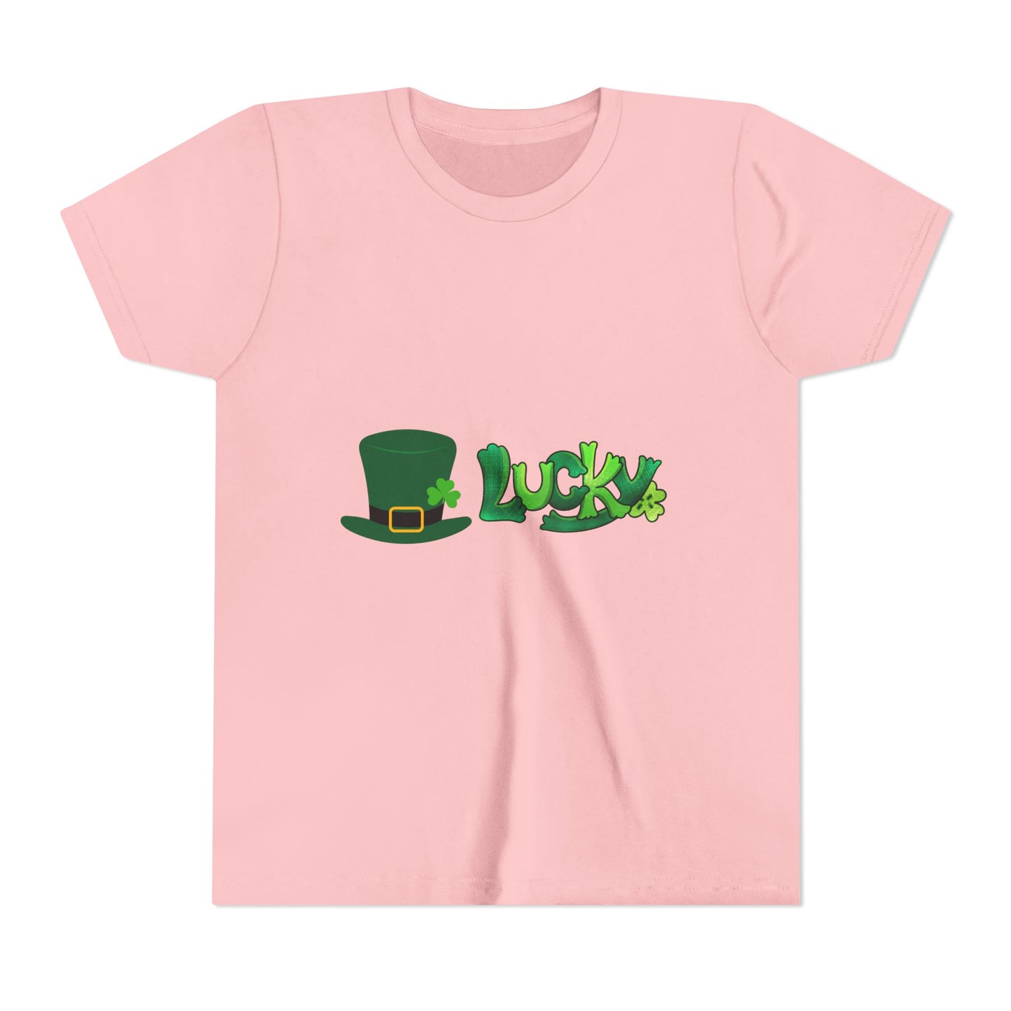 Lucky St. Patricks Day Shamrock Tee | Youth T-Shirt