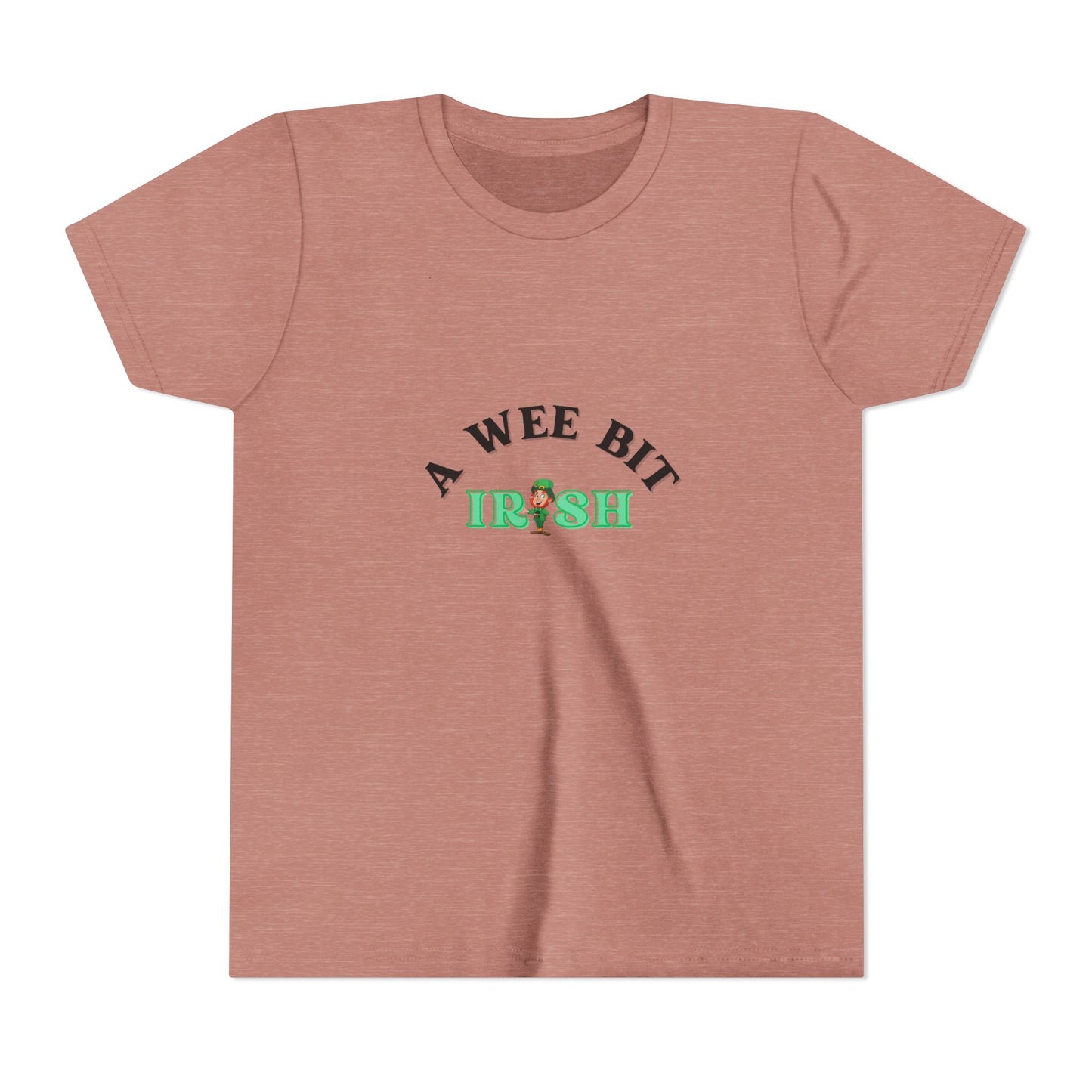 A Wee Bit Irish Youth Tee | St. Patrick's Day Shamrock Kids Shirt
