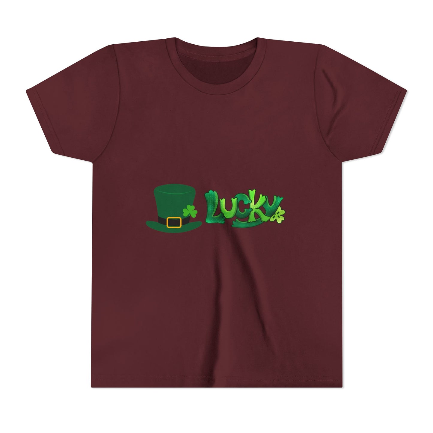 Lucky St. Patricks Day Shamrock Tee | Youth T-Shirt