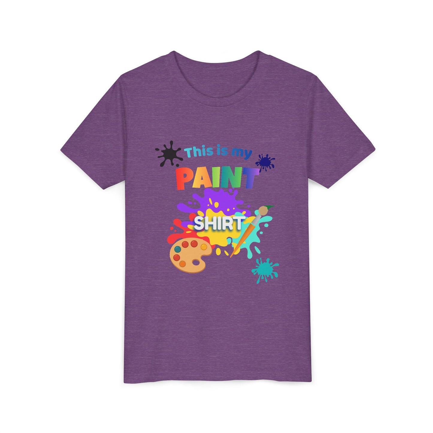 This Is My Paint Shirt Youth Tee SP | Kids Art Palette T-Shirt