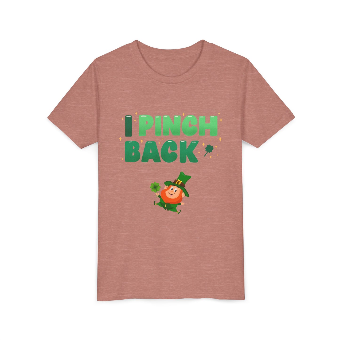 I Pinch Back Leprechaun Kids T-Shirt | St. Patrick's Day Shamrock Tee