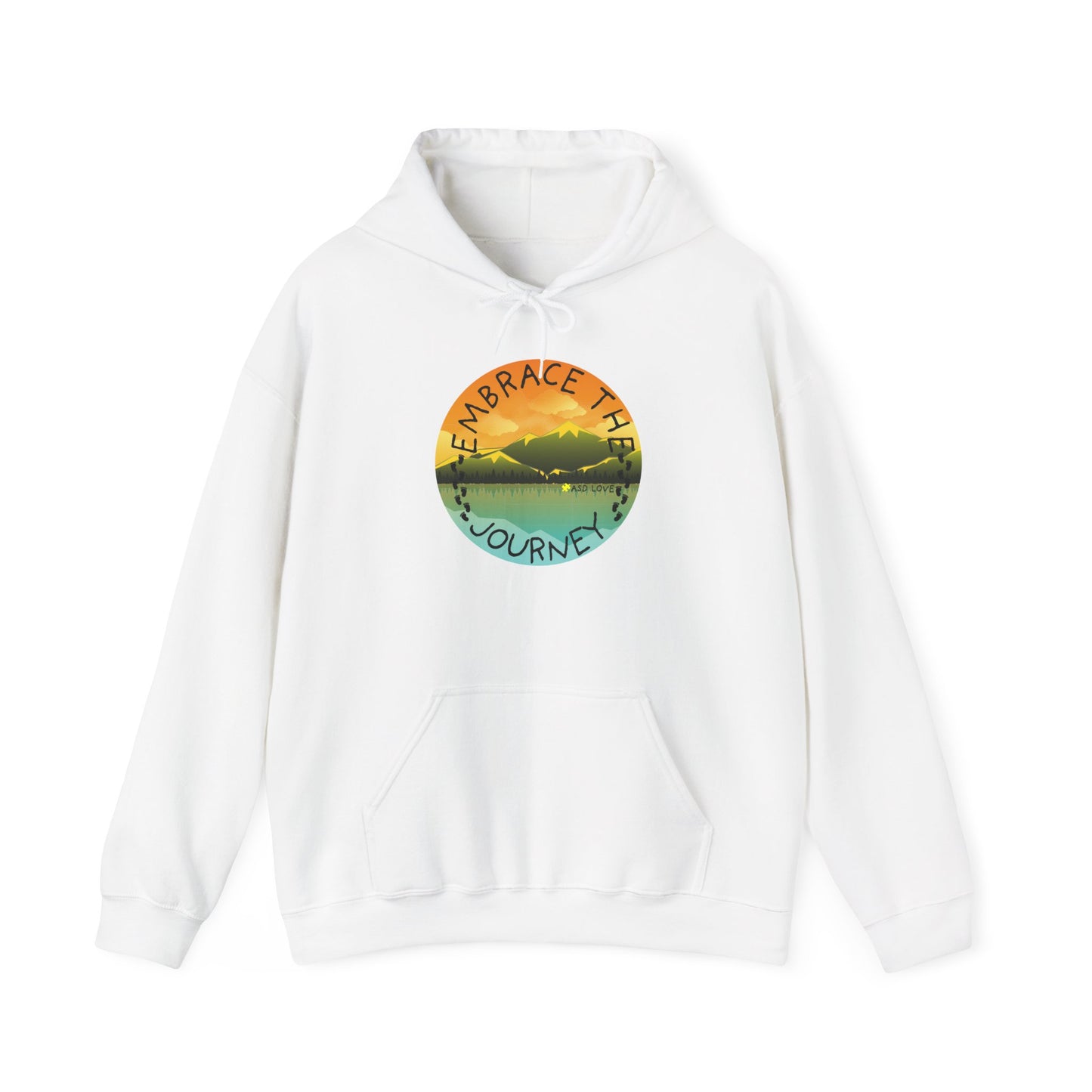 Embrace the Journey | Hoodie | Autism Awareness | Diversity and Inclusivity