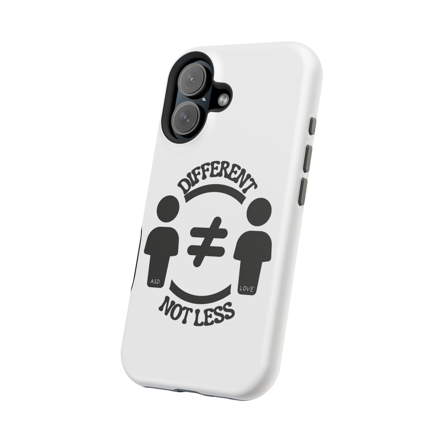 Silhouette Harmony: Different, Not Less - ASD Awareness Phone Case