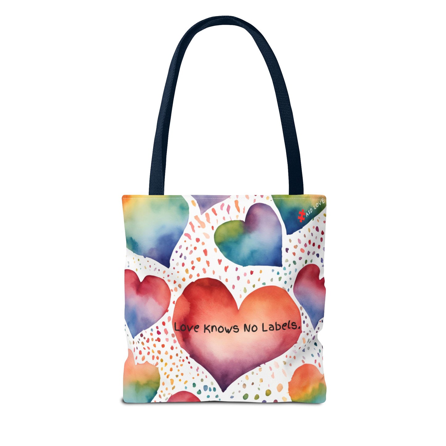 Love Knows No Labels Heart Balloons Tote Bag - Rise Above Division