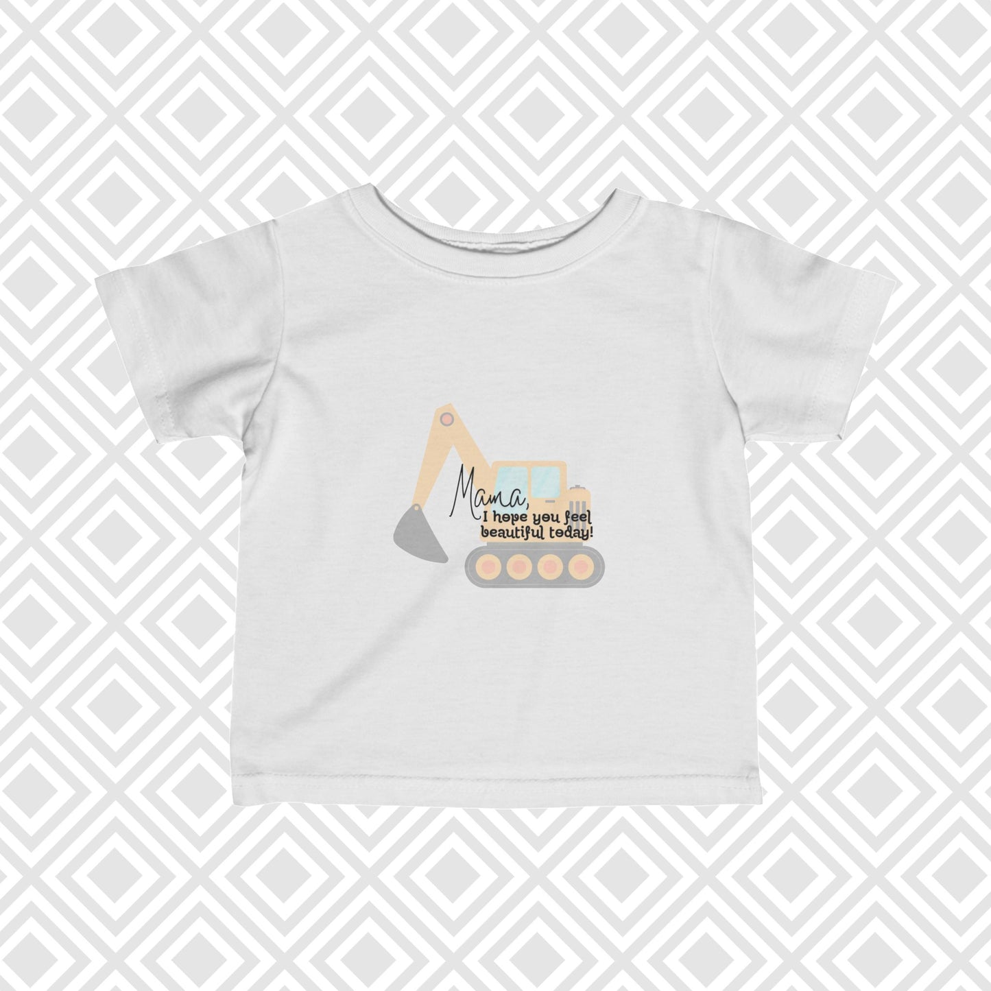 Mama, I Hope You Feel Beautiful Today - Toddler T-Shirt | Soft & Durable Kids Tee | Inspirational Clothing | Uplifting Motherhood - Tractor