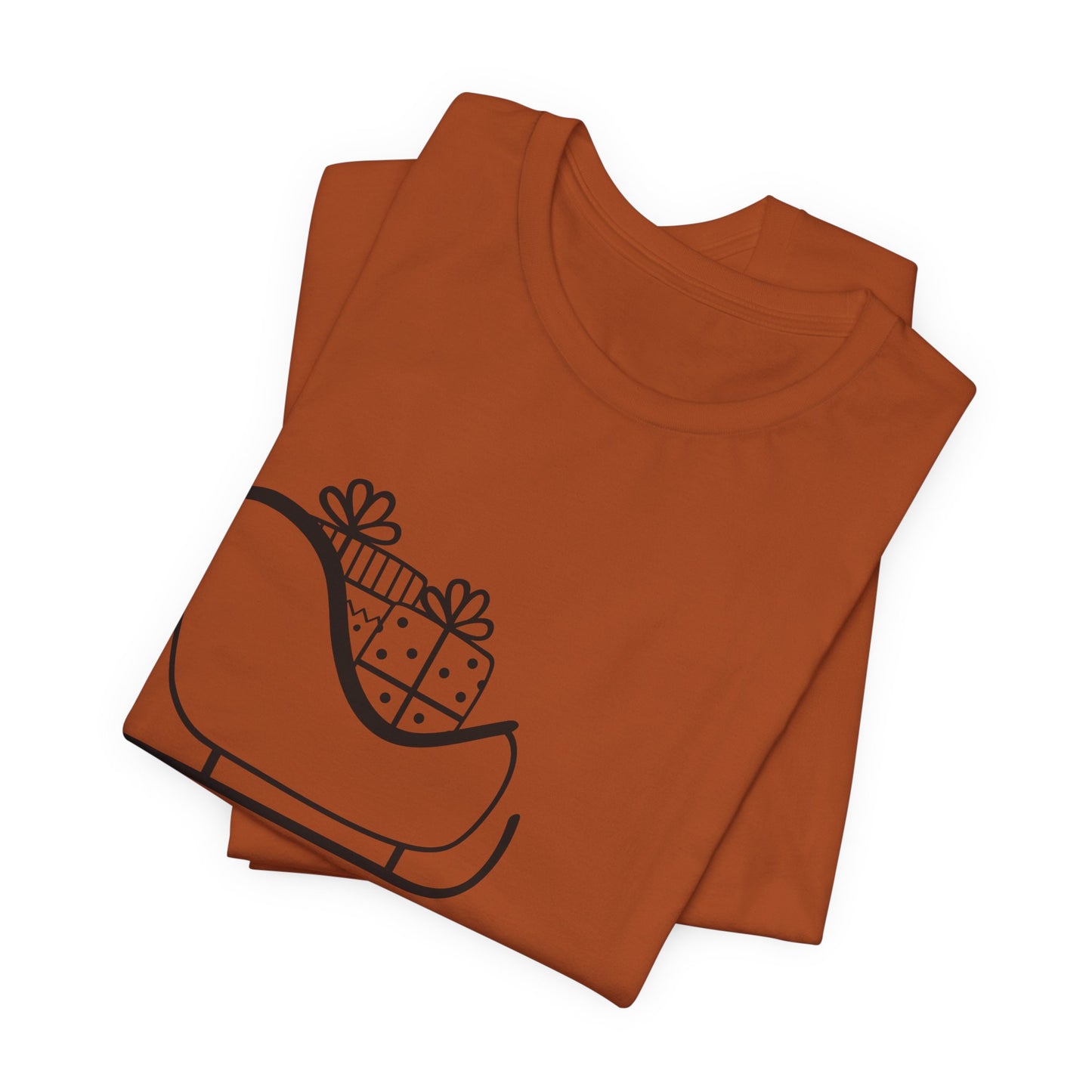 Sleigh All Day Holiday Shirt - Unisex Jersey Short Sleeve Tee - Holiday Gift - Funny Sleigh T-Shirt - Winter Snowflake Tee